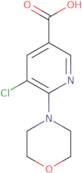 5-Chloro-6-(4-morpholinyl)nicotinic acid