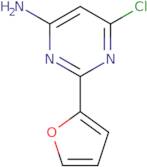 6-Chloro-2-(furan-2-yl)pyrimidin-4-amine