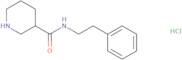 N-(2-Phenylethyl)-3-piperidinecarboxamide hydrochloride