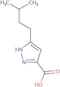 5-(3-Methylbutyl)-1H-pyrazole-3-carboxylic acid