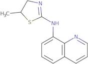 N-(5-Methyl-1,3-thiazolidin-2-ylidene)quinolin-8-amine