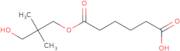 Hexanedioic acid 1-(3-hydroxy-2,2-dimethylpropyl) ester