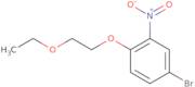 4-Bromo-1-(2-ethoxyethoxy)-2-nitrobenzene