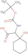 2-{[(tert-Butoxy)carbonyl]amino}-2-(1-hydroxycyclohexyl)acetic acid