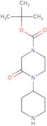 tert-Butyl 3-oxo-4-(piperidin-4-yl)piperazine-1-carboxylate
