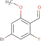 4-Bromo-2-fluoro-6-methoxybenzaldehyde