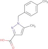1-(4-Methylbenzyl)-5-methyl-1H-pyrazole-3-carboxylic acid