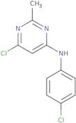 6-Chloro-N-(4-chlorophenyl)-2-methylpyrimidin-4-amine