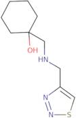 1-[(Thiadiazol-4-ylmethylamino)methyl]cyclohexan-1-ol