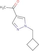 1-[1-(Cyclobutylmethyl)-1H-pyrazol-4-yl]ethan-1-one