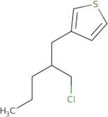 3-[2-(Chloromethyl)pentyl]thiophene