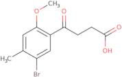 4-(5-Bromo-2-methoxy-4-methylphenyl)-4-oxobutanoic acid