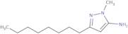 1-Methyl-3-octyl-1H-pyrazol-5-amine