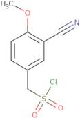 (3-Cyano-4-methoxyphenyl)methanesulfonyl chloride