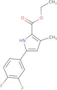 Ethyl 5-(3,4-difluorophenyl)-3-methyl-1H-pyrrole-2-carboxylate