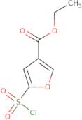 Ethyl 5-(chlorosulfonyl)-3-furoate