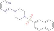 2-[4-(2-Naphthylsulfonyl)piperazino]pyrimidine
