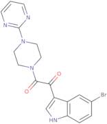 1-(5-Bromo-1H-indol-3-yl)-2-[4-(pyrimidin-2-yl)piperazin-1-yl]ethane-1,2-dione