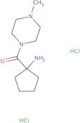1-(4-Methylpiperazine-1-carbonyl)cyclopentan-1-amine dihydrochloride