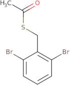 1-{[(2,6-Dibromophenyl)methyl]sulfanyl}ethan-1-one