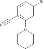 4-Bromo-2-(piperidin-1-yl)benzonitrile