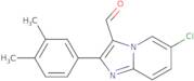 6-Chloro-2-(3,4-dimethylphenyl)imidazo[1,2-a]pyridine-3-carbaldehyde