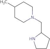 4-Methyl-1-(pyrrolidin-2-ylmethyl)piperidine