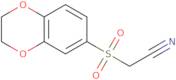 (2,3-Dihydro-1,4-benzodioxin-6-ylsulfonyl)acetonitrile