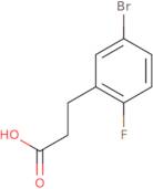 3-(5-Bromo-2-fluorophenyl)propionic acid