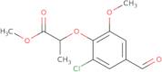 Methyl 2-(2-chloro-4-formyl-6-methoxyphenoxy)propanoate