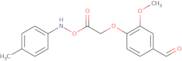 3-Methoxy-4-(2-([(4-methylphenyl)amino]oxy)-2-oxoethoxy)benzaldehyde