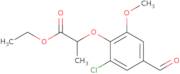 Ethyl 2-(2-chloro-4-formyl-6-methoxyphenoxy)propanoate