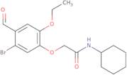 2-(5-Bromo-2-ethoxy-4-formylphenoxy)-N-cyclohexylacetamide