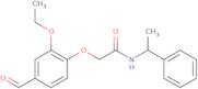 2-(2-Ethoxy-4-formylphenoxy)-N-(1-phenylethyl)acetamide