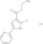 Ethyl 2-chloro-5-(2-pyridyl)-1H-pyrrole-3-carboxylate hydrochloride