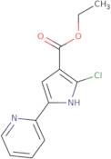 Ethyl 2-chloro-5-(2-pyridyl)-1H-pyrrole-3-carboxylate