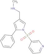N-Methyl-1-(5-phenyl-1-pyridin-3-ylsulfonylpyrrol-3-yl)methanamine