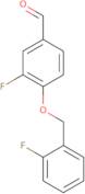 3-Fluoro-4-((2-fluorobenzyl)oxy)benzaldehyde