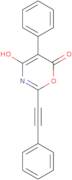 4-Hydroxy-5-phenyl-2-(phenylethynyl)-6H-1,3-oxazin-6-one