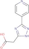 2-(3-(Pyridin-4-yl)-1H-1,2,4-triazol-5-yl)acetic acid