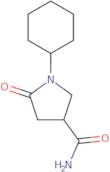 1-Cyclohexyl-5-oxopyrrolidine-3-carboxamide