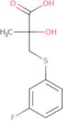 3-[(3-Fluorophenyl)sulfanyl]-2-hydroxy-2-methylpropanoic acid