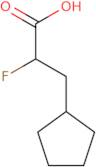 3-Cyclopentyl-2-fluoropropanoic acid