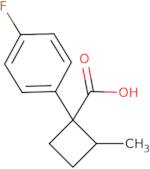 1-(4-Fluorophenyl)-2-methylcyclobutane-1-carboxylic acid