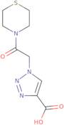 1-(2-Oxo-2-thiomorpholin-4-yl-ethyl)-1H-[1,2,3]triazole-4-carboxylic acid