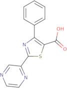 4-Phenyl-2-(2-pyrazinyl)thiazole-5-carboxylic acid