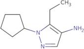 1-Cyclopentyl-5-ethyl-1H-pyrazol-4-amine