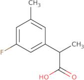 2-(3-Fluoro-5-methylphenyl)propanoic acid