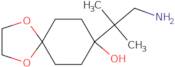 8-(1-Amino-2-methylpropan-2-yl)-1,4-dioxaspiro[4.5]decan-8-ol