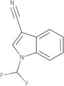 1-(Difluoromethyl)-1H-indole-3-carbonitrile